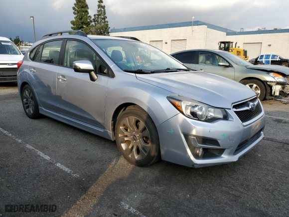 2016 Subaru Impreza Wagon 2.0i Sport Limited with VIN JF1GPAU6XG8310902, listed as a Copart auction lot 44236005 with 57,200 mi miles and Salvage Title. Bid and sale history available at carsss.com. Image 4.