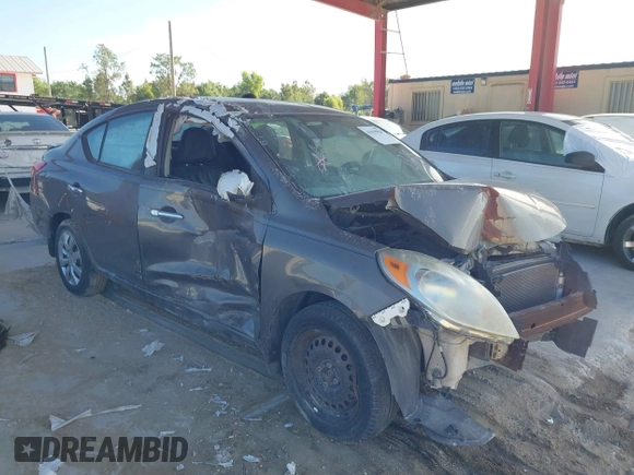 2013 Nissan Versa S Plus with VIN 3N1CN7AP5DL885858, listed as a IAAI auction lot 41939828 with 128,382 mi miles and . Bid and sale history available at DreamBid. Image 1.