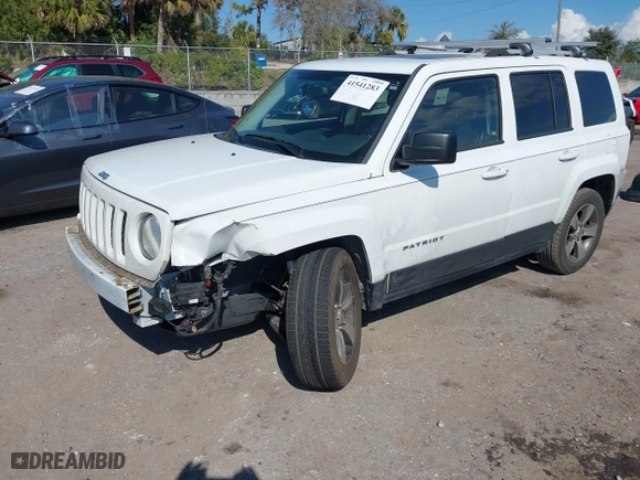2017 Jeep Patriot High Altitude with VIN 1C4NJRFB1HD180416, listed as a IAAI auction lot 41541283 with 174,280 mi miles. Bid and sale history available at carsss.com. Image 18.