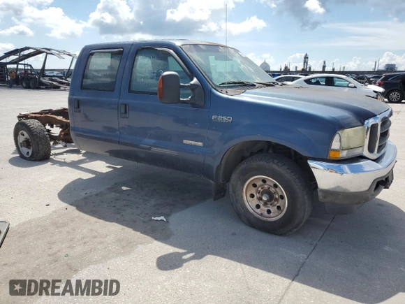 2004 Ford F-250 XL with VIN 1FTNW20P44EA58523, listed as a Copart auction lot 83796734 with Not provided miles and Non repairable. Bid and sale history available at DreamBid. Image 7.