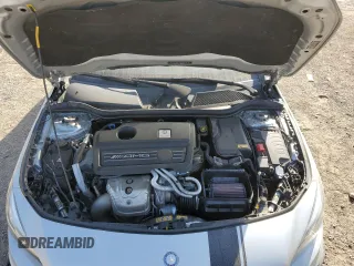 2015 Mercedes-Benz CLA 45 AMG with VIN WDDSJ5CB0FN198211, listed as a Copart auction lot 74825184 with 98,181 mi miles and Salvage Title. Bid and sale history available at DreamBid. Image 11.