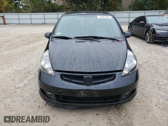 2007 Honda Fit Sport with VIN JHMGD38667S011269, listed as a Copart auction lot 72401364 with 177,032 mi miles and Clean Title. Bid and sale history available at carsss.com. Image 5.