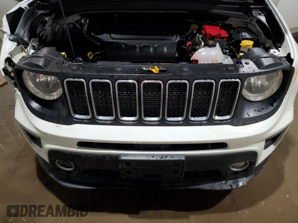 2020 Jeep Renegade Altitude with VIN ZACNJBBB4LPM02855, listed as a Copart auction lot 86715134 with 36,289 mi miles and Salvage title. Bid and sale history available at DreamBid. Image 12.