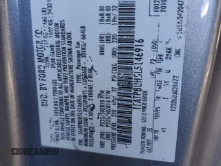 2020 Ford Mustang EcoBoost with VIN 1FATP8UH5L5146916, listed as a Copart auction lot 52550215 with 79,247 mi miles and Salvage title. Bid and sale history available at DreamBid. Image 12.