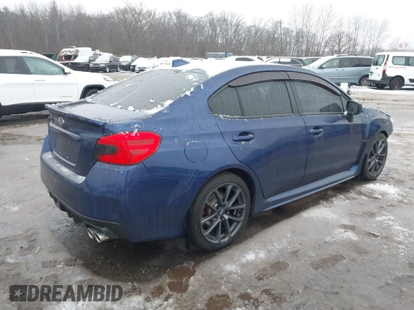 2019 Subaru WRX Premium with VIN JF1VA1B63K9815324, listed as a IAAI auction lot 41509268 with 84,352 mi miles. Bid and sale history available at carsss.com. Image 4.