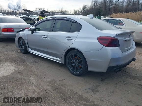 2018 Subaru WRX Limited with VIN JF1VA1L68J8834244, listed as a IAAI auction lot 41609696 with 109,736 mi miles. Bid and sale history available at carsss.com. Image 3.