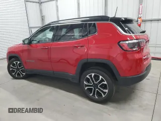 2024 Jeep Compass Limited with VIN 3C4NJDCN2RT597461, listed as a Copart auction lot 52516595 with 17,639 mi miles and Salvage Title. Bid and sale history available at carsss.com. Image 2.
