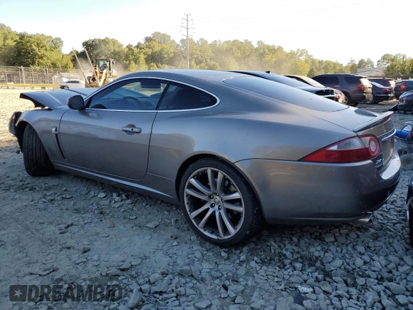 2008 Jaguar XK with VIN SAJWA43B185B26107, listed as a Copart auction lot 74971904 with 108,579 mi miles and Salvage Title. Bid and sale history available at carsss.com. Image 2.