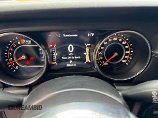 2022 Jeep Wrangler Unlimited Sahara with VIN 1C4HJXEG6NW248854, listed as a Copart auction lot 49020345 with 33,569 mi miles and Clean title. Bid and sale history available at DreamBid. Image 8.