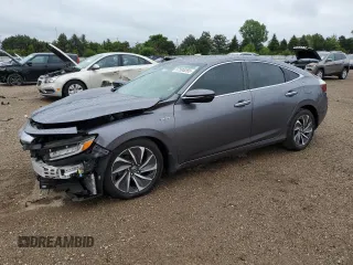 2019 Honda Insight Touring with VIN 19XZE4F94KE024088, listed as a Copart auction lot 57595265 with Not provided miles and Salvage title. Bid and sale history available at DreamBid. Image 1.