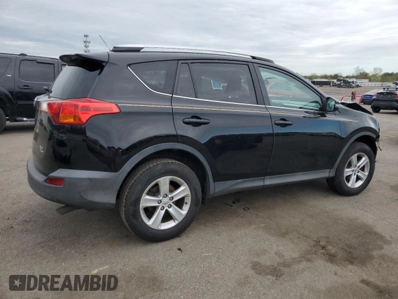 2013 Toyota RAV4 XLE with VIN 2T3RFREVXDW122896, listed as a Copart auction lot 54869835 with 158,649 mi miles and Salvage Title. Bid and sale history available at carsss.com. Image 3.