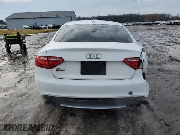2008 Audi S5 with VIN WAURV78T38A032816, listed as a Copart auction lot 43603835 with 125,609 mi miles and Salvage Title. Bid and sale history available at carsss.com. Image 6.