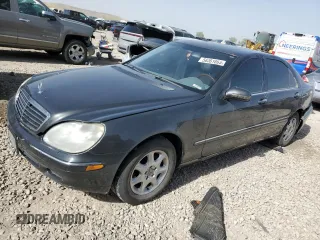 2002 Mercedes-Benz S 500 with VIN WDBNG75J42A299015, listed as a Copart auction lot 56361665 with 149,381 mi miles and Salvage title. Bid and sale history available at DreamBid. Image 1.