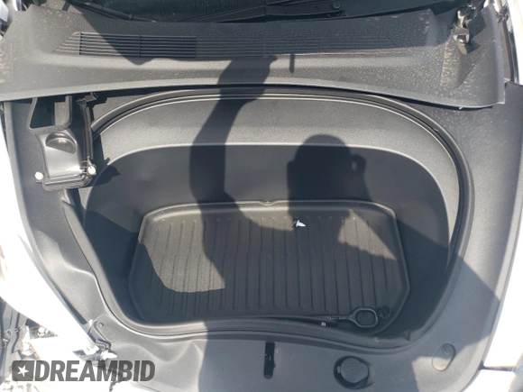 2025 Tesla Model 3 Long Range with VIN 5YJ3E1EA3SF889774, listed as a Copart auction lot 57493425 with 5,167 mi miles and Salvage title. Bid and sale history available at DreamBid. Image 11.