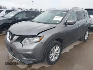 2016 Nissan Rogue SV with VIN KNMAT2MV5GP688589, listed as a IAAI auction lot 41285116 with 87,142 mi miles. Bid and sale history available at carsss.com. Image 19.