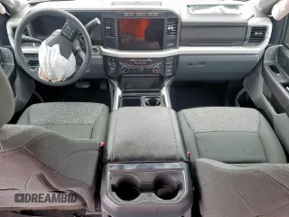 2024 Ford F-250 XL with VIN 1FT8W2BT6REF68788, listed as a Copart auction lot 60738115 with 7,842 mi miles and Salvage title. Bid and sale history available at DreamBid. Image 8.
