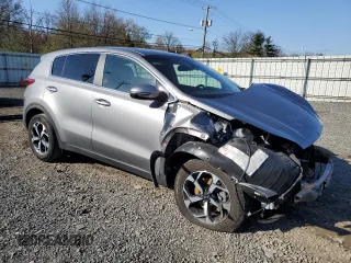 2020 Kia Sportage LX with VIN KNDPMCAC5L7753158, listed as a Copart auction lot 52417295 with 34,390 mi miles and Salvage Title. Bid and sale history available at carsss.com. Image 4.