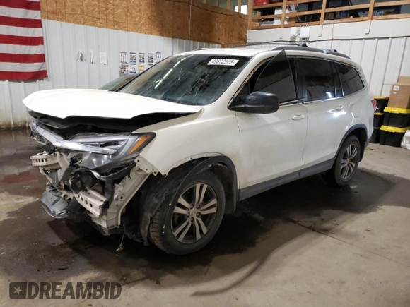 2016 Honda Pilot EX-L with VIN 5FNYF6H59GB068121, listed as a Copart auction lot 49372975 with 146,025 mi miles and Salvage Title. Bid and sale history available at DreamBid. Image 1.