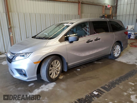 2019 Honda Odyssey LX with VIN 5FNRL6H26KB045102, listed as a Copart auction lot 47929665 with Not Provided miles and Salvage Title. Bid and sale history available at DreamBid. Image 1.