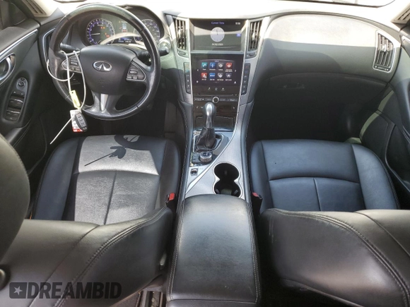 2015 Infiniti Q50 Premium with VIN JN1BV7AP3FM354887, listed as a Copart auction lot 51200705 with 127,646 mi miles and Salvage Title. Bid and sale history available at DreamBid. Image 8.