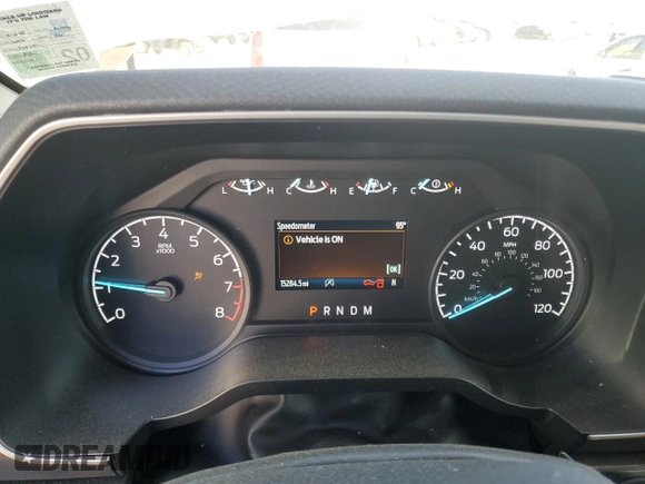 2023 Ford F-150 XL with VIN 1FTFW1E55PKF18784, listed as a Copart auction lot 52807315 with 15,284 mi miles and Salvage Title. Bid and sale history available at carsss.com. Image 9.