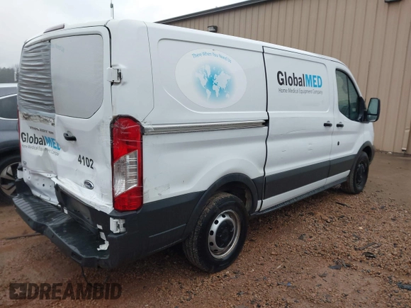 2018 Ford Transit with VIN 1FTYE1YM9JKB54102, listed as a IAAI auction lot 41538430 with 301,078 mi miles and . Bid and sale history available at carsss.com. Image 4.