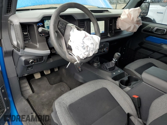 2023 Ford Bronco with VIN 1FMDE5AH5PLB24970, listed as a Copart auction lot 78403864 with 6,449 mi miles and Salvage Title. Bid and sale history available at DreamBid. Image 8.