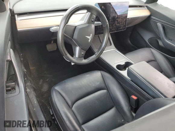 2021 Tesla Model 3 Long Range with VIN 5YJ3E1EB7MF874304, listed as a Copart auction lot 52652825 with Not Provided miles and Salvage Title. Bid and sale history available at carsss.com. Image 8.