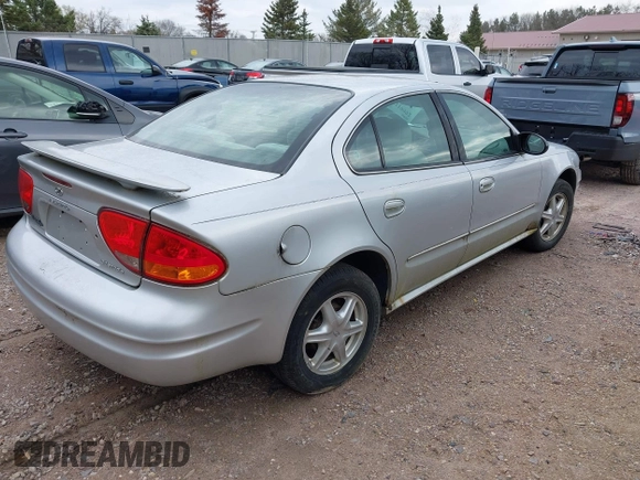 2004 Oldsmobile Alero GL1 with VIN 1G3NL52F94C117186, listed as a IAAI auction lot 42119992 with 131,100 mi miles and . Bid and sale history available at DreamBid. Image 4.