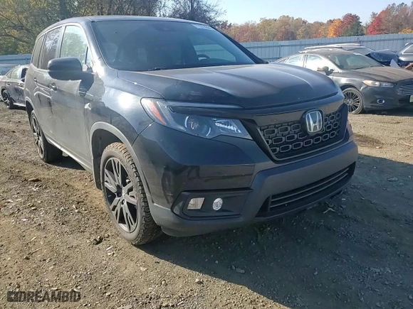 2021 Honda Passport Sport with VIN 5FNYF8H29MB010023, listed as a Copart auction lot 77273944 with 54,746 mi miles and Salvage Title. Bid and sale history available at carsss.com. Image 12.