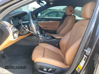 2018 BMW 5 Series 530e with VIN WBAJA9C58JG623272, listed as a Copart auction lot 56297454 with 76,161 mi miles and Non repairable. Bid and sale history available at DreamBid. Image 7.