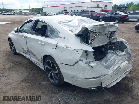 2019 Honda Accord Sedan Sport 1.5T with VIN 1HGCV1F3XKA152792, listed as a IAAI auction lot 39443569 with 48,703 mi miles. Bid and sale history available at carsss.com. Image 3.