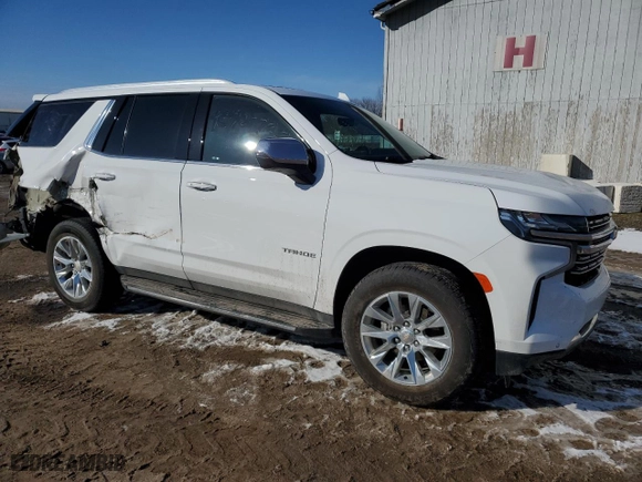 2023 Chevrolet Tahoe Premier with VIN 1GNSKSKD8PR246175, listed as a Copart auction lot 48263865 with 54,988 mi miles and Clean Title. Bid and sale history available at carsss.com. Image 4.