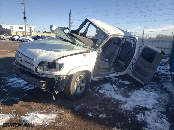 2006 Toyota Tundra SR5 with VIN 5TBBT441X6S485918, listed as a Copart auction lot 36341042 with 0 mi miles and Salvage Title. Bid and sale history available at carsss.com. Image 2.
