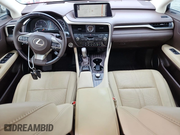 2016 Lexus RX 350 with VIN 2T2BZMCA7GC006349, listed as a Copart auction lot 60284755 with 71,981 mi miles and Salvage title. Bid and sale history available at DreamBid. Image 8.