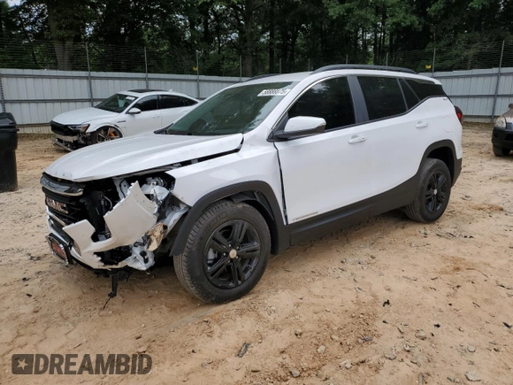 2022 GMC Terrain SLE with VIN 3GKALMEV1NL149023, listed as a Copart auction lot 58888875 with 22,071 mi miles and Salvage title. Bid and sale history available at DreamBid. Image 1.