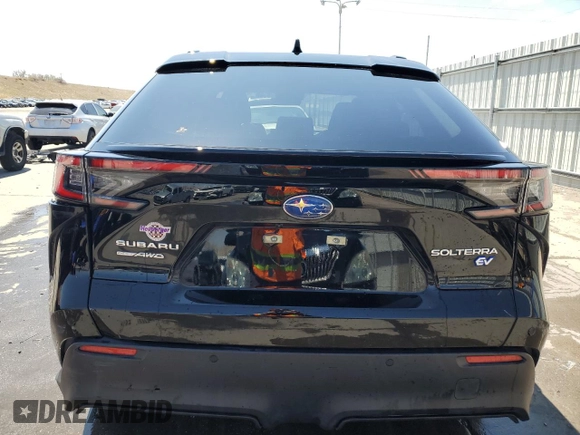 2024 Subaru Solterra Premium with VIN JTMABABA9RA064491, listed as a Copart auction lot 52993485 with 9,079 mi miles and Salvage title. Bid and sale history available at DreamBid. Image 6.
