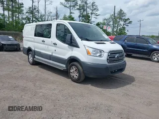 2016 Ford Transit Cargo with VIN 1FTYR1ZM0GKB20559, listed as a IAAI auction lot 41977923 with 144,944 mi miles. Bid and sale history available at carsss.com. Image 1.
