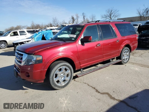 2014 Ford Expedition EL Limited with VIN 1FMJK2A53EEF56281, listed as a Copart auction lot 49313385 with 243,196 mi miles and Salvage Title. Bid and sale history available at carsss.com. Image 1.