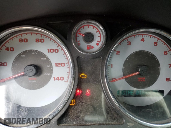 2008 Pontiac G5 with VIN 1G2AL18F687301325, listed as a Copart auction lot 45653455 with Not Provided miles and Salvage Title. Bid and sale history available at DreamBid. Image 9.