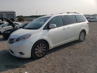 2015 Toyota Sienna XLE z VIN 5TDYK3DCXFS530808, wystawiony jako Copart lot #59215125 z przebiegiem 177 603 mil mil oraz Szkoda całkowita • Salvage title. Historia ofert i sprzedaży dostępna na DreamBid. Obrazek 1.