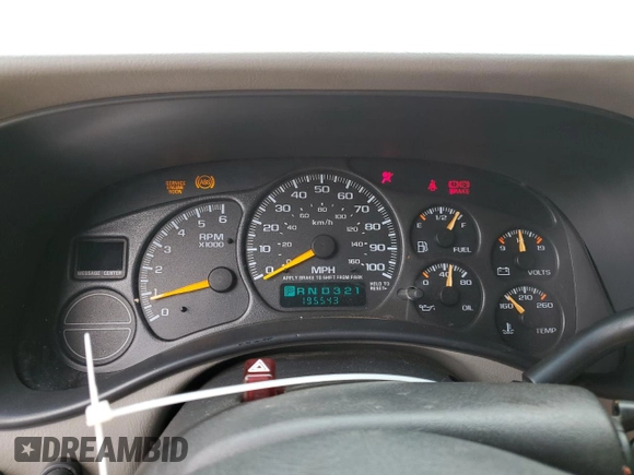 2000 Chevrolet Tahoe LS with VIN 1GNEK13T7YJ148901, listed as a Copart auction lot 51840995 with 195,543 mi miles and Salvage title. Bid and sale history available at DreamBid. Image 9.