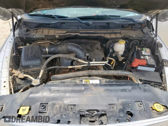 2018 Ram 1500 Lone Star Silver with VIN 1C6RR6LT6JS271714, listed as a Copart auction lot 60859665 with 181,034 mi miles and Salvage title. Bid and sale history available at DreamBid. Image 11.