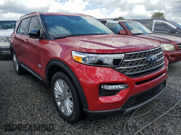 2023 Ford Explorer King Ranch z VIN 1FM5K8LC3PGC34392, wystawiony jako Copart lot #74187924 z przebiegiem 3 416 mil mil oraz Nie do naprawy • Non repairable. Historia ofert i sprzedaży dostępna na DreamBid. Obrazek 4.