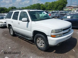 2006 Chevrolet Tahoe Z71 with VIN 1GNEK13T06R101367, listed as a IAAI auction lot 42783435 with 287,412 mi miles and . Bid and sale history available at DreamBid. Image 1.