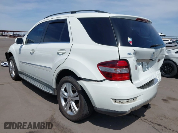 2010 Mercedes-Benz M 350 with VIN 4JGBB5GBXAA591503, listed as a IAAI auction lot 41970139 with 190,453 mi miles and . Bid and sale history available at DreamBid. Image 3.