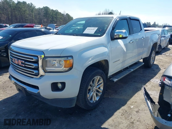 2015 GMC Canyon 2WD SLT with VIN 1GTG5CE36F1151433, listed as a IAAI auction lot 41636107 with 117,682 mi miles. Bid and sale history available at carsss.com. Image 17.