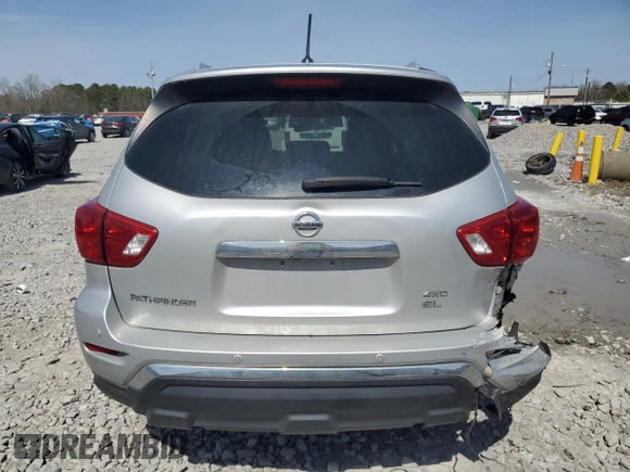 2017 Nissan Pathfinder SL with VIN 5N1DR2MM0HC696090, listed as a Copart auction lot 48230775 with 136,598 mi miles and Salvage Title. Bid and sale history available at carsss.com. Image 6.