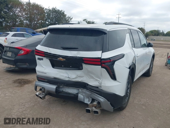 2024 Chevrolet Traverse FWD LT with VIN 1GNERGKS4RJ200591, listed as a IAAI auction lot 40743893 with 1,324 mi miles and . Bid and sale history available at DreamBid. Image 6.