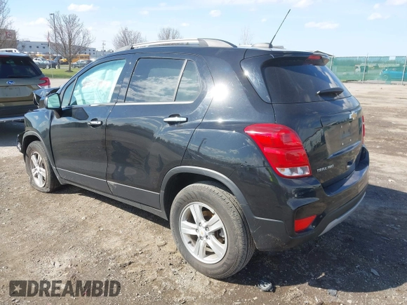 2020 Chevrolet Trax LT with VIN KL7CJPSB1LB071523, listed as a IAAI auction lot 41957193 with 19,996 mi miles and . Bid and sale history available at DreamBid. Image 3.